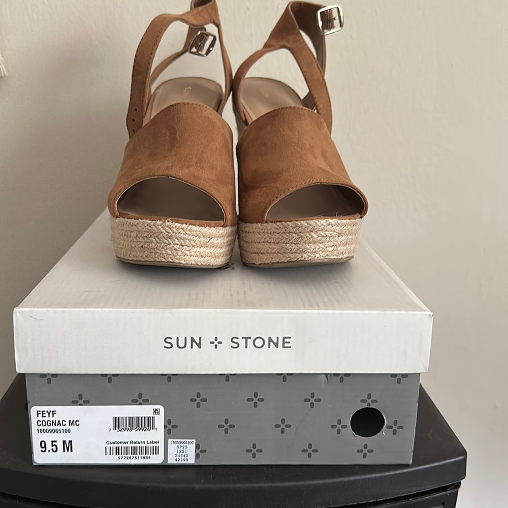 Sun & Stone Cognac Espadrilles